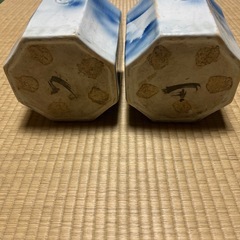 大正、昭和時代の手焙り火鉢2個　直径15高さ15の画像