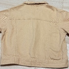【美品】ベビー服　子供服　ベージュ ジャケット ジージャン アウター　95の画像