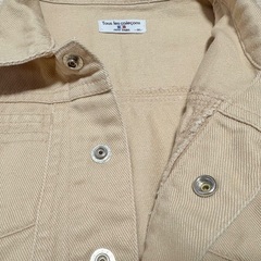 【美品】ベビー服　子供服　ベージュ ジャケット ジージャン アウター　95の画像