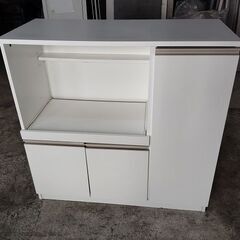 キッチンカウンター　キッチンボード　食器棚『中古良品、棚板ふやけあり』の画像