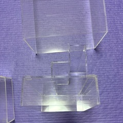 アクリルケース3個セットの画像