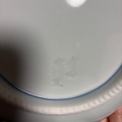 SR-4 有田焼　岩徳窯　八角　深皿　青花模様の画像