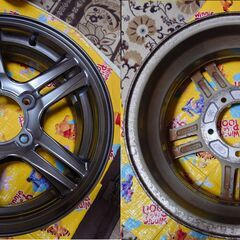 人気　スズキ純正 ENKEI製 ジムニーJB23W ランドアドベンチャー10型　16 インチ ホイール４本セット　ガリ傷飛び石傷ありの画像