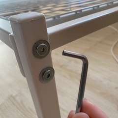 【掲載期間11/20まで、ニトリ】シングルベットフレーム、白の画像