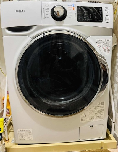 アイリスオーヤマ ドラム式洗濯機 HD71-W/S（7.5kg） (ミンちゃんの