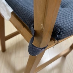 IKEAダイニングチェアー&クッションの画像