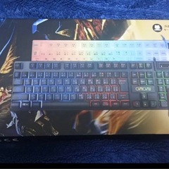 発光ゲーミングキーボードの画像