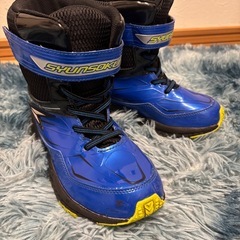 瞬足　キッズスノーブーツ　21.0cmの画像