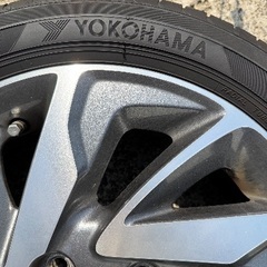 スペーシアカスタム　新品タイヤ4本セット　未使用スズキ純正ホイール付きECOS ES31 165/55R15 75Vの画像