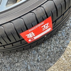 スペーシアカスタム　新品タイヤ4本セット　未使用スズキ純正ホイール付きECOS ES31 165/55R15 75Vの画像