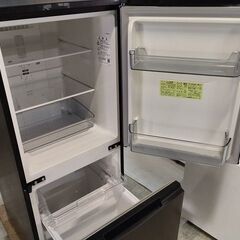 シャープ　SJ-D15H-H　２ドア冷蔵庫　黒色　152L『中古美品』2022年の画像