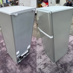 シャープ2ドアー冷蔵庫SJ-H13E-S(128L)2024年式の画像