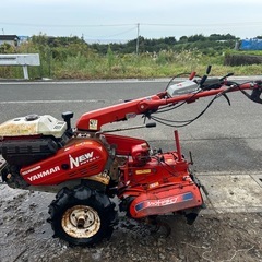 ヤンマー　管理機 耕運機　尾輪 2輪 畝上げ　培士 8.5馬力 PRT851F 家庭菜園 ロータリー閉開　ゆびクラッチ　宮崎の画像