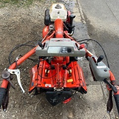 ヤンマー　管理機 耕運機　尾輪 2輪 畝上げ　培士 8.5馬力 PRT851F 家庭菜園 ロータリー閉開　ゆびクラッチ　宮崎の画像