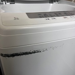 傷あり　2019年製　日立5kg洗濯機　の画像