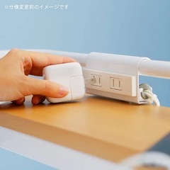 [シングル] ロフトベッド 宮棚・コンセント付き [高さ2段階調節]  LOWYAの画像