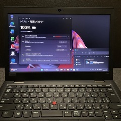 美品 最新windows11搭載 officeソフト ssd Thinkpadの画像