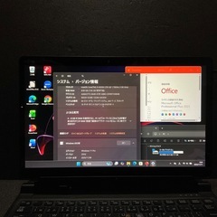 お絵描きタブレットPC キーボード付属 windows11 office 富士通の画像