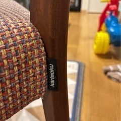 ※価格相談OK
　カリモク　ダイニングテーブル　無垢材　6人用　4脚せっとセット　　　の画像