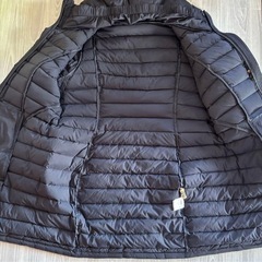 古着　レジァンス　ダウンジャケット ダウンコート　大きいサイズ　42 ネイビーの画像