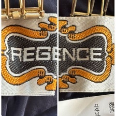 古着　レジァンス　ダウンジャケット ダウンコート　大きいサイズ　42 ネイビーの画像