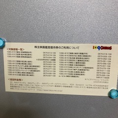 109シネマズ2枚・マイバス10枚の画像