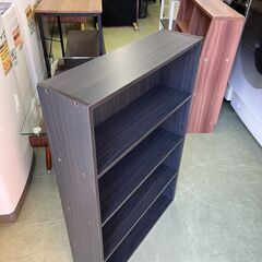 【リサイクルショップ ピカソ 小松原】📚🌟【文庫本ラック CMCR-9060】ダークブラウン✨4段収納でたっぷり入る！📚🌟★8414★の画像