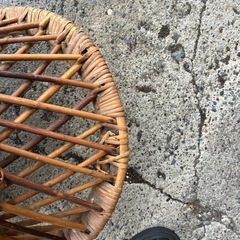 藤家具　椅子の画像