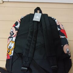 【新品・未使用】「ミッキー＆フレンズ リュックサック・バックパック フェイス」おまけつき！の画像