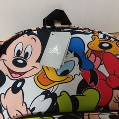 【新品・未使用】「ミッキー＆フレンズ リュックサック・バックパック フェイス」おまけつき！の画像