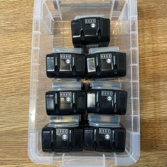 正規品マキタバッテリー7個の画像