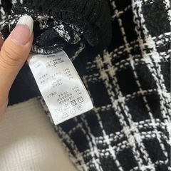 【Lsize】ツイードニットの画像