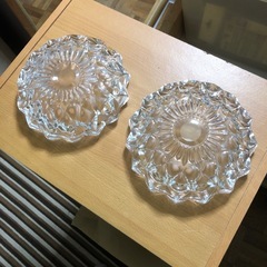 クリスタル調　灰皿の画像