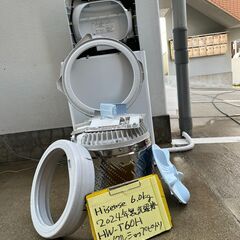 【リサイクルショップ ピカソ 小松原】🌀✨✨分解洗浄済❗❗✨【2024年製✨Hisense 全自動洗濯機 6.0kg（HW-T60H）】🌀★5862★の画像