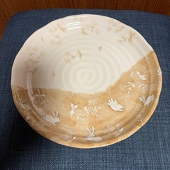 SR-7 林  静一 露野 うさぎ 大判　平皿5セット の画像