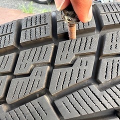 15インチスタッドレス　タイヤホイール　ほぼ新品の画像