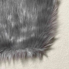 PANPAN DRESS◆フェイクファーベストグレー系の画像