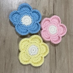 お花コースターの画像