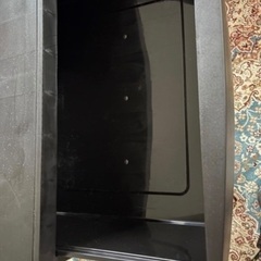 黒の収納ケースの画像