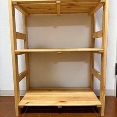 木製ラックの画像