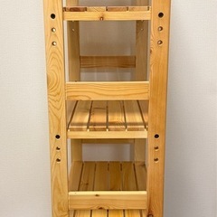 木製ラックの画像