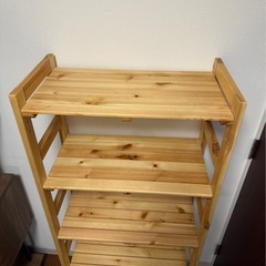 木製ラックの画像