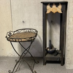 アジアンチェア・飾り台の画像