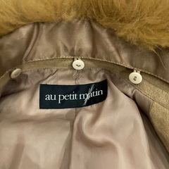 キツネのファー🔴アンゴラウザギのブランドコートmサイズの画像