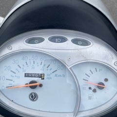 149⭐️フィドルX50⭐️　10965km、125クラス並の車体サイズ、50cc車両、バッテリー充電済み、サイドスタンド、SYM、バイク、原付の画像