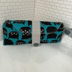 黒猫めがねメガネケースの画像