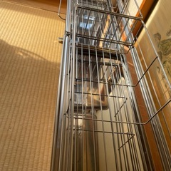 【伸縮】シンク上ステンレス製水切りかご[日本製] ＜２段＞の画像