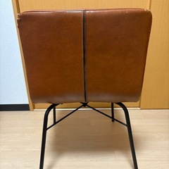 (傷あり)　niko and... レザー調チェア　の画像
