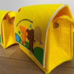 お揃い　フェルトバッグの画像