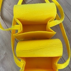 お揃い　フェルトバッグの画像